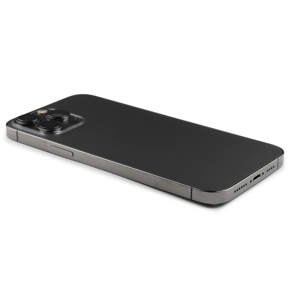 Rear Housing with small parts (EU Version) For iPhone 13 Pro Max Black Pulled B
