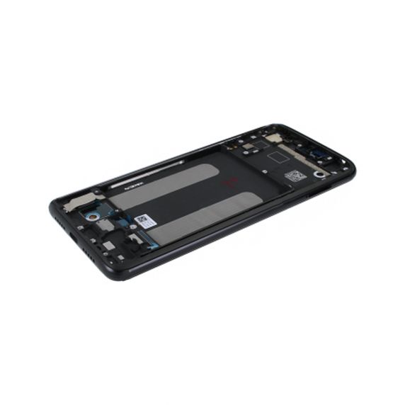Xiaomi Mi 9 Lite (2019) Skärm/Display + Ram (Service Paket) - Tarnish Svart
