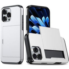 iPhone 16 Pro Max Skal med kortplats - Silver