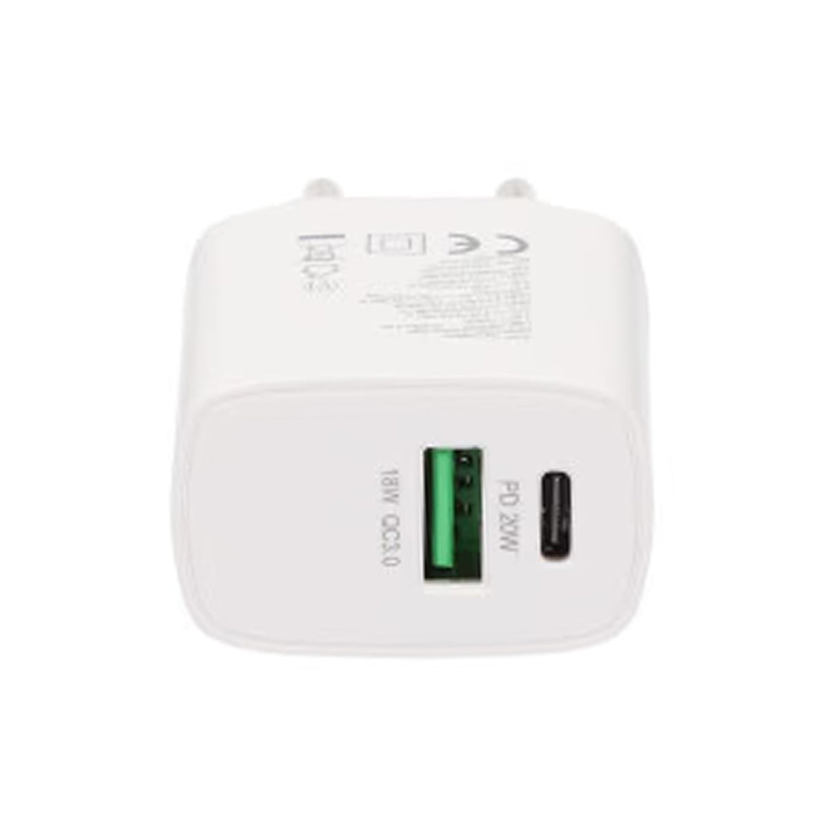 Rvelon Fast Charger Dual USB-A & USB-C 20W 10 pcs pack