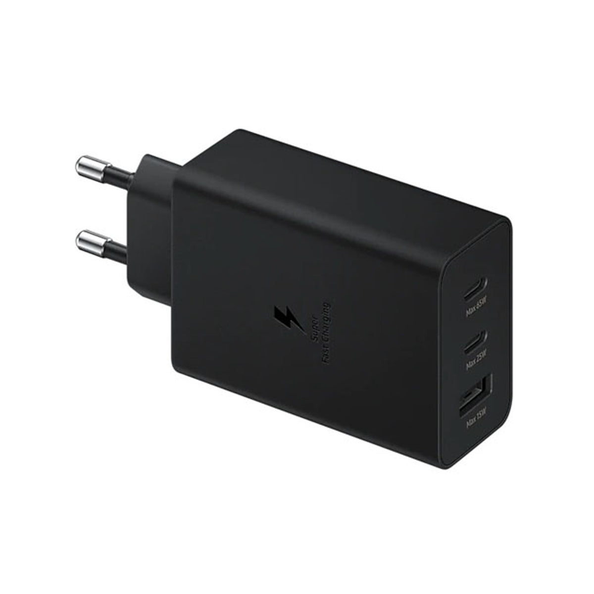 Samsung Trio Laddare 65W 2xUSB-C 1xUSB-A - Svart