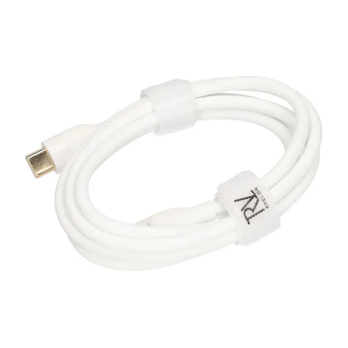 Rvelon Laddkabel USB C till USB C Silikon 240W - 1M Vit