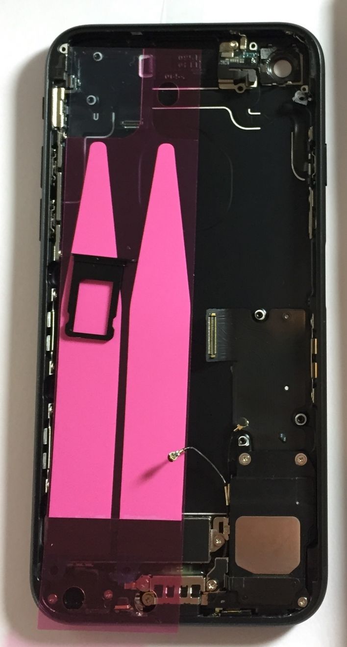 iPhone 7 Back cover assembly, black