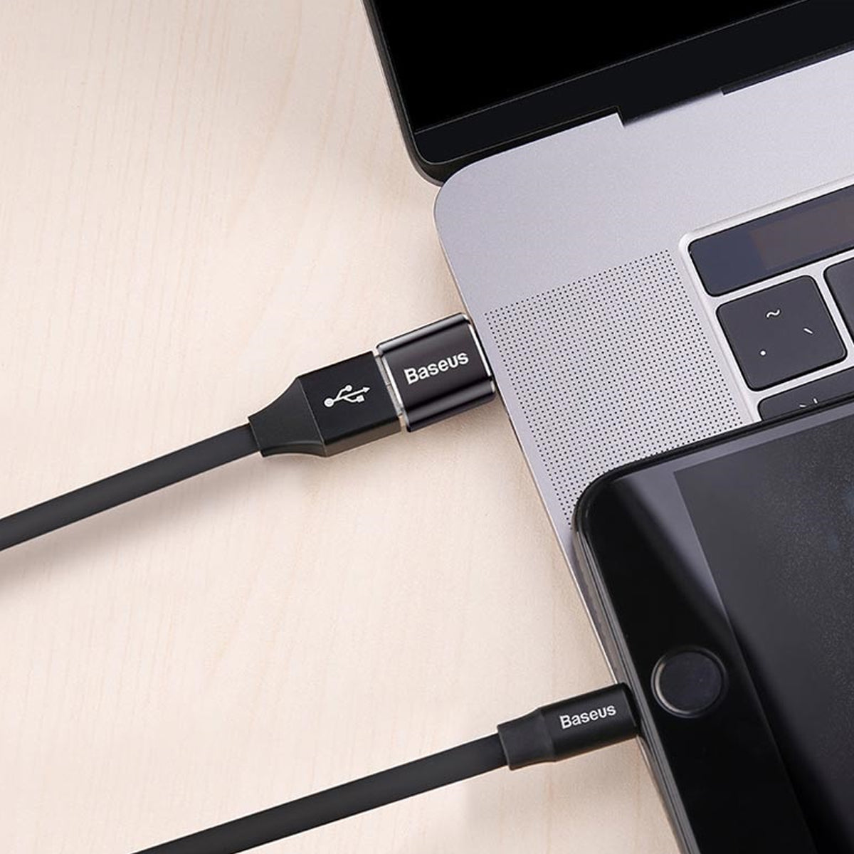 USB-A till USB-C Adapter Baseus Mini