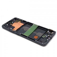 Display Assembly Complete with Housing Compatible for Samsung Galaxy A90 2019 Black Service Pack