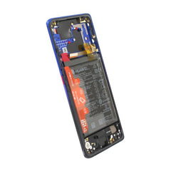 Huawei Mate 20 Pro Skärm med LCD Display med Batteri Original - Twilight