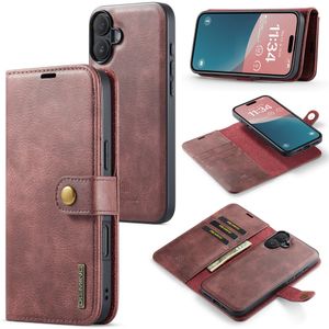 DG.MING iPhone 16 Plus Fodral - Mörkbrun