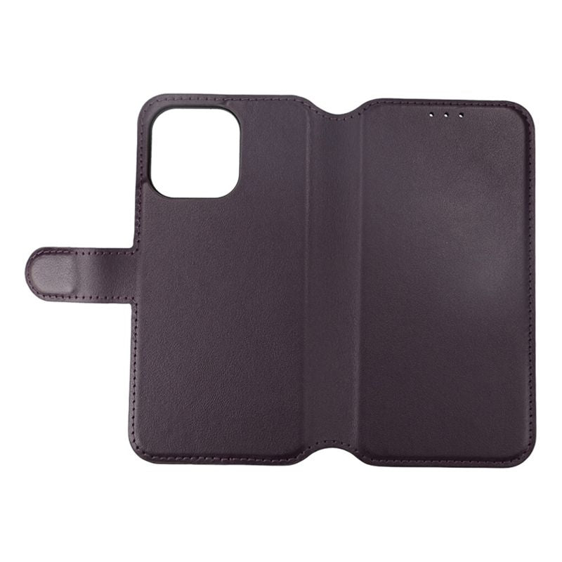 iPhone 15 Pro Max Plånboksfodral Läder Rvelon - Lila