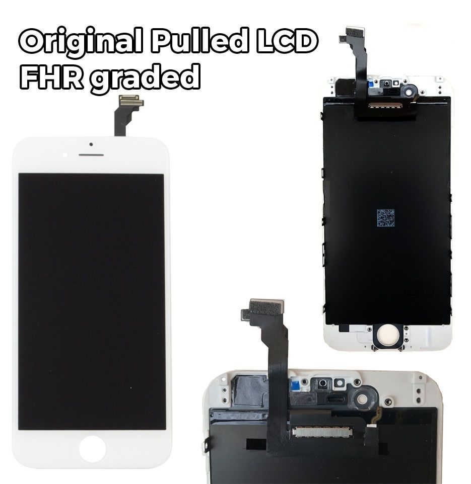 iPhone 6, LCD-screen, Original Pulled, white