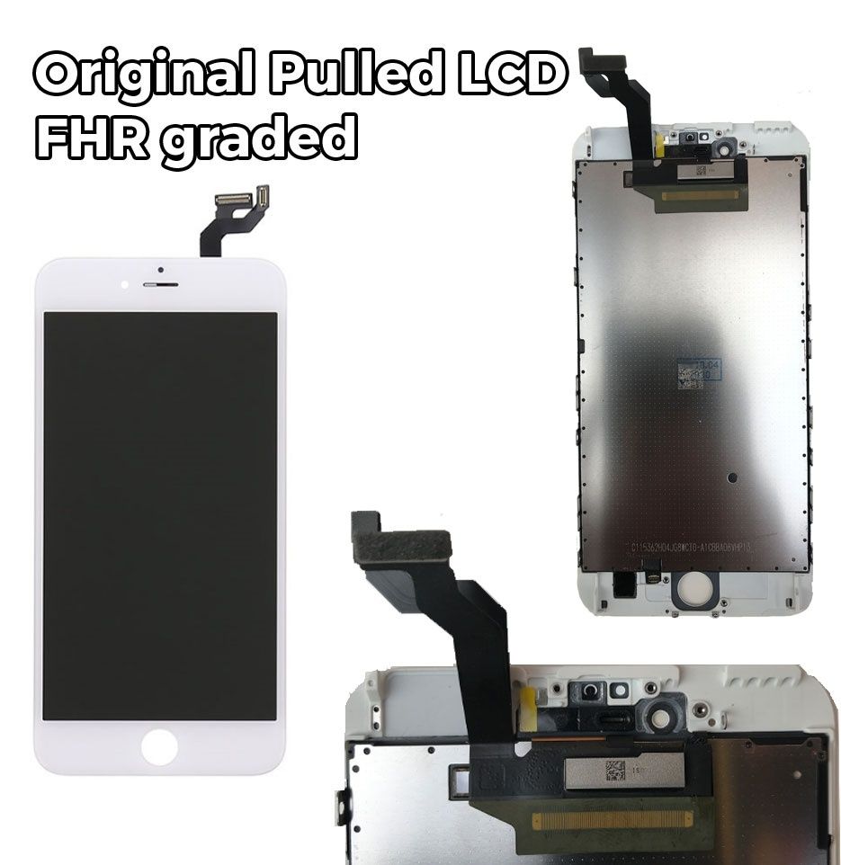 iPhone 6S Plus, LCD-screen, Original Pulled, white