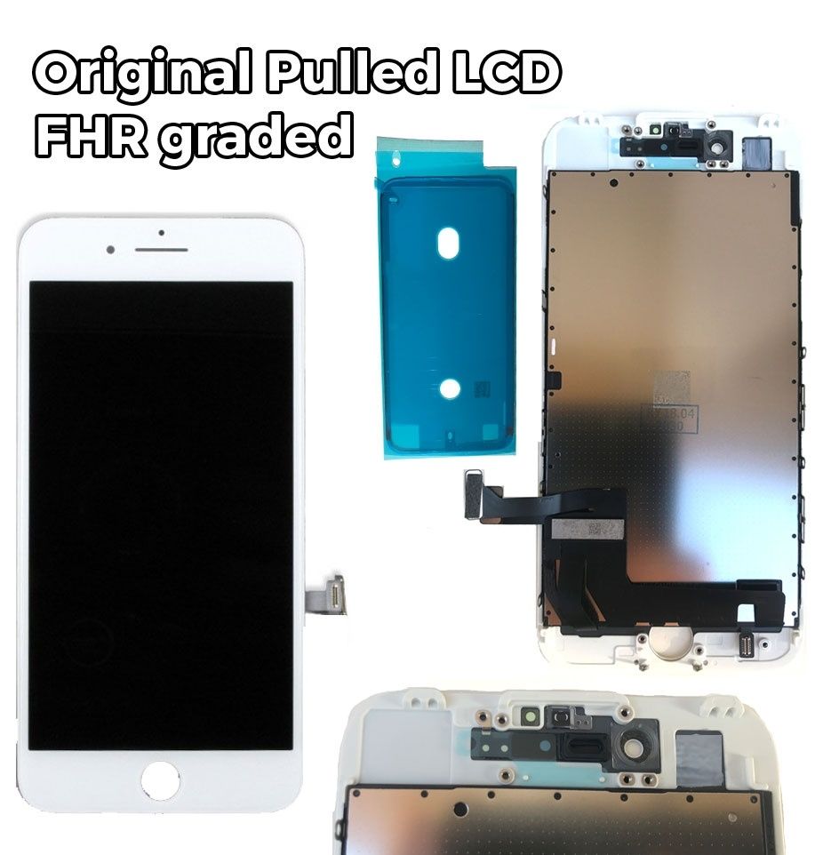 iPhone 7, LCD-screen, Original Pulled, white