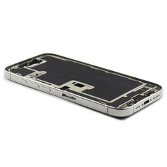 Middle Frame Assembly With Power And Volume Button Compatible for iPhone 16 Pro (EU Version) White Titanium Pulled
