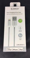 ORICO (IDC-10) Nylon Lighting Charge & Sync Cable (1m)