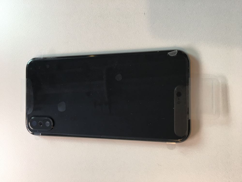 iPhone X Battery cover with frame, no logo, black