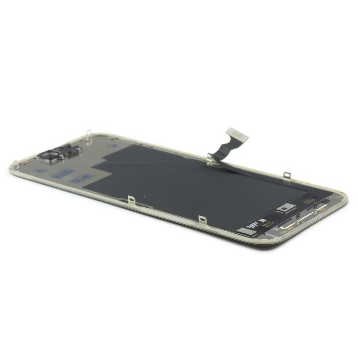 Display Assembly With Sensor Flex Compatible for iPhone 15 Pro Black Refurbished