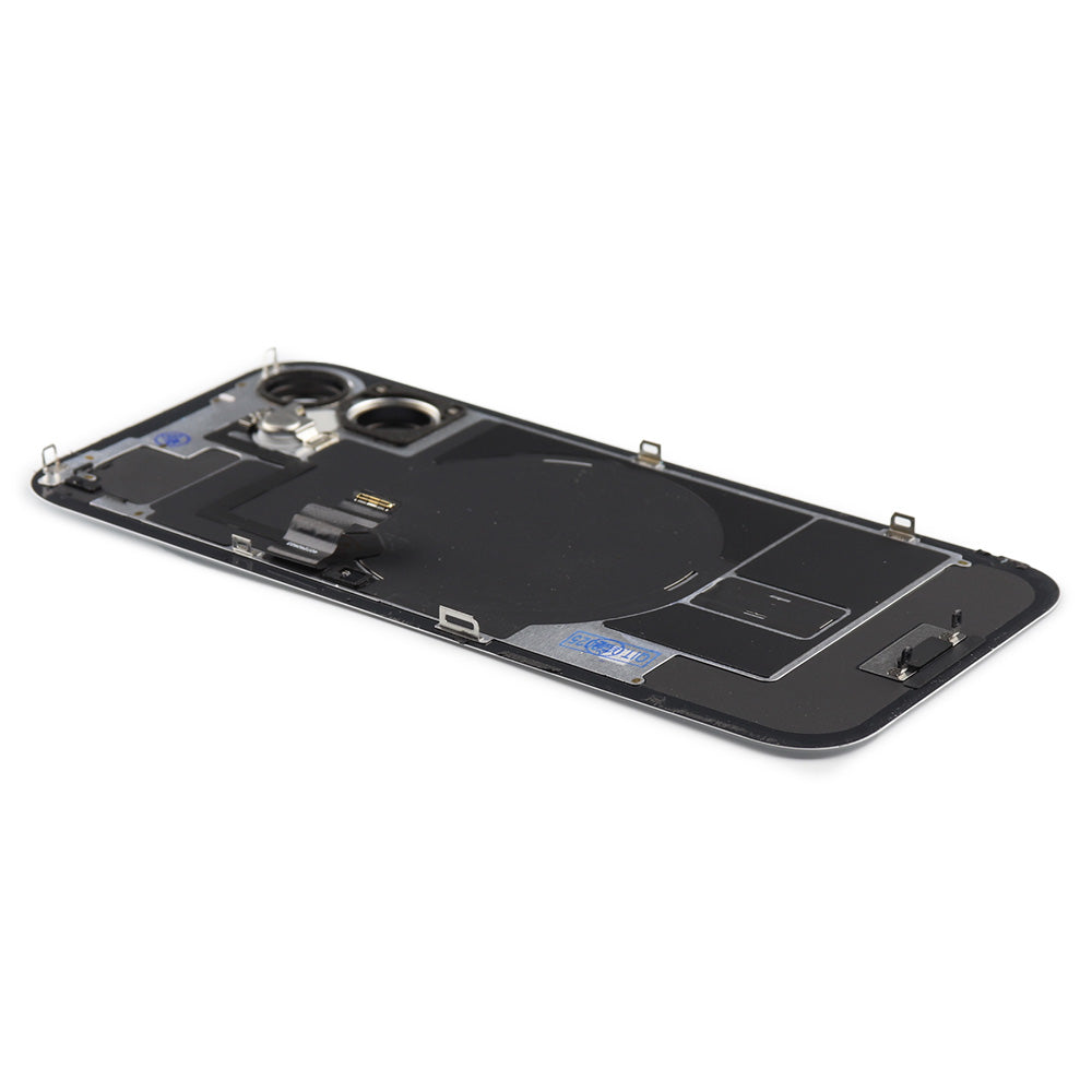 Back Cover incl. Camera lens, Flash Light and Wireless Charging For iPhone 16 White Pulled