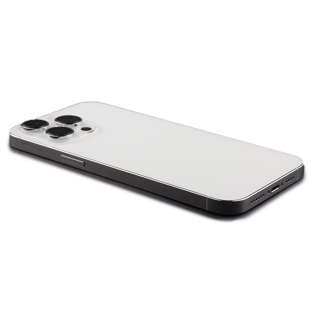 Rear Housing with small parts For iPhone 14 Pro Max White Pulled B