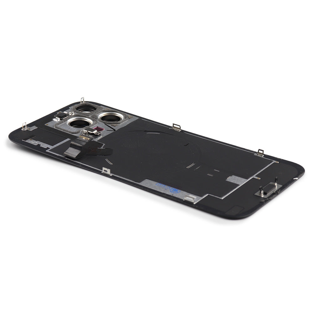 Back Cover incl. Camera lens, Flash Light and Wireless Charging For iPhone 16 Pro Max Black Titanium Pulled