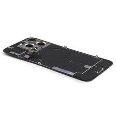 Back Cover incl. Camera lens, Flash Light and Wireless Charging For iPhone 16 Pro Max Black Titanium Pulled