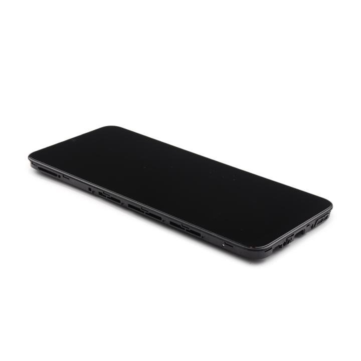 Display Assembly Complete with Housing Compatible for Samsung Galaxy A04e (A042F) Black Refurbished