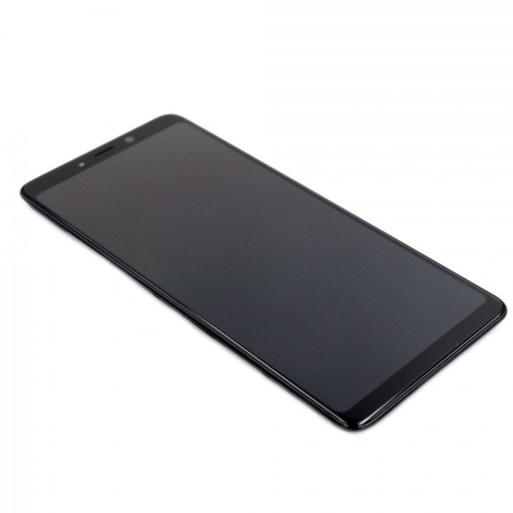 Display Assembly Complete with Housing Compatible for Samsung Galaxy A9 2018 (SM-A920F) Black Service Pack