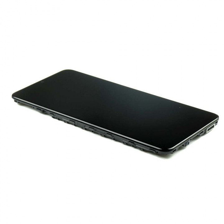 Display Assembly Complete With Housing Compatible for Samsung Galaxy A12 (A127F) Nacho Black Service Pack