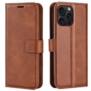 iPhone 16 Pro Max Plånboksfodral - Ljusbrun