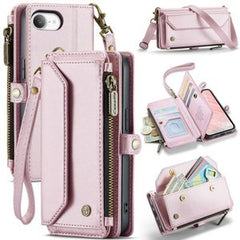 CASEME iPhone 16e Plånboksfodral - Rosa