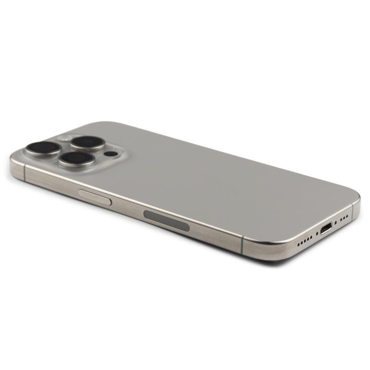 Rear Housing Assembly with small parts (US Version) Compatible for iPhone 15 Pro Natural Titanium Pulled
