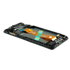 Display Assembly Complete With Housing Compatible for Samsung Galaxy A12 (A127F) Nacho Black Service Pack