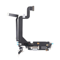 iPhone 14 Pro Max Laddkontakt med Flexkabel Original - Vit