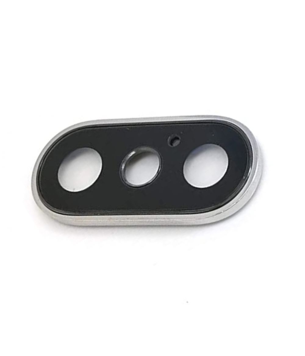 iPhone XS/XS Max Rear camera holder with lens, silver