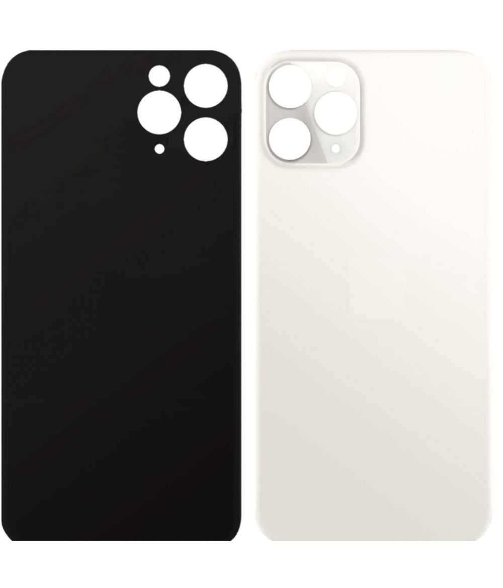 iPhone 11 pro Back Glass Original PULLED, Silver