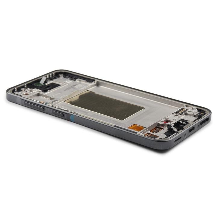Display Assembly Complete with Housing Compatible for Samsung Galaxy A36 5G (SM-A366B) Black Service Pack
