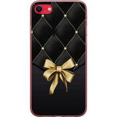 Apple iPhone 16e Transparent Mobilskal Elegant Rosett