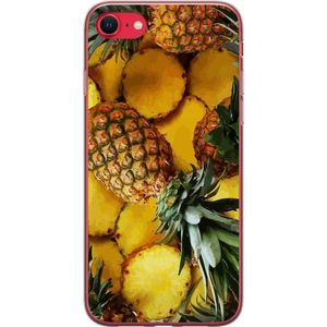 Apple iPhone 16e Transparent Mobilskal Ananas