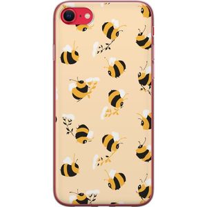 Apple iPhone 16e Transparent Mobilskal Humlor