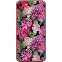 Apple iPhone 16e Transparent Mobilskal Rosor