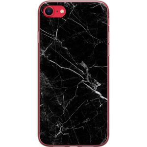 Apple iPhone 16e Transparent Mobilskal Svart marmor