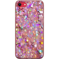 Apple iPhone 16e Transparent Mobilskal Glitter
