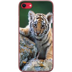 Apple iPhone 16e Transparent Mobilskal Tiger