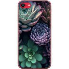 Apple iPhone 16e Transparent Mobilskal Taklök grön