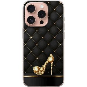 Apple iPhone 16 Pro Transparent Mobilskal Lyxig Sko