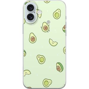 Apple iPhone 16 Plus Transparent Mobilskal Avokado