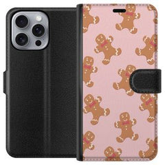 Apple iPhone 16 Pro Max Svart Plånboksfodral Pepparkaksgubbe