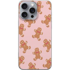 Apple iPhone 16 Pro Max Transparent Mobilskal Pepparkaksgubbe