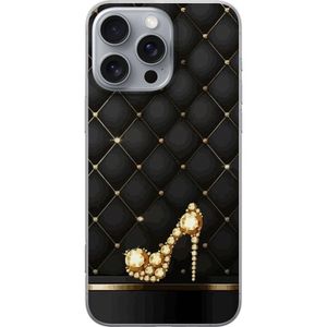 Apple iPhone 16 Pro Max Transparent Mobilskal Lyxig Sko