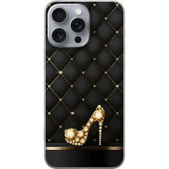 Apple iPhone 16 Pro Max Transparent Mobilskal Lyxig Sko