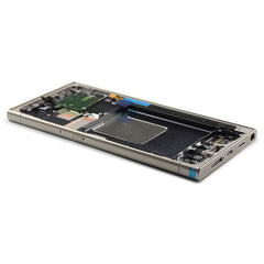 Display Complete with Housing (incl. bat) For Samsung Galaxy S24 Ultra (SM-S928) Titanium Grey Service Pack