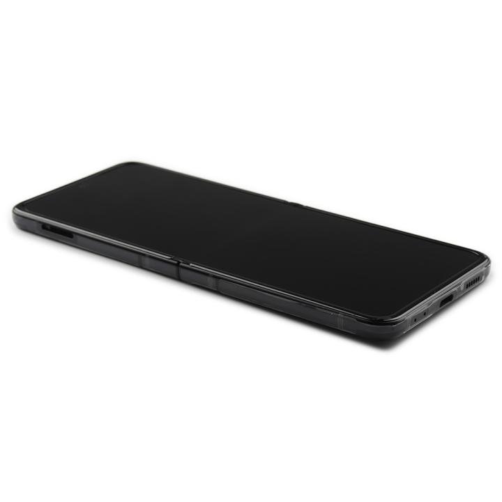 Display Complete with Housing Compatible for Samsung Galaxy Z Flip3 5G Black Service Pack